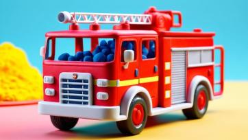 Guess the Color of Firetrucks Challenge for Kids!