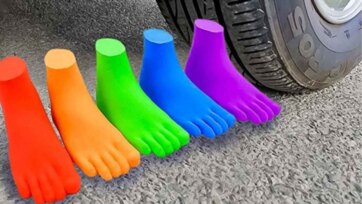 Colorful Paint Puddles and Rainbow Fun for Kids Learning Colors
