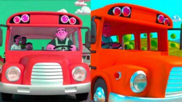 Colorful Bus Adventure with Friends - Fun Learning Ride for Kids