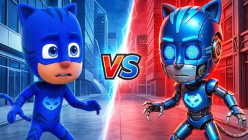 Catboy and His Robot Double - Kids Adventure Story About Friendship